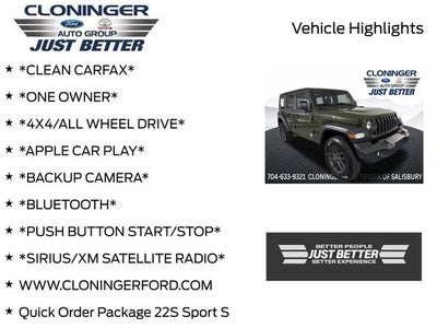 2024 Jeep Wrangler Sport S