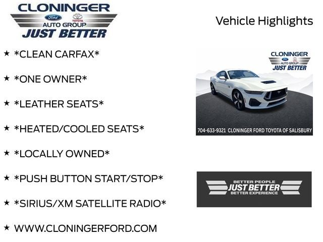 2025 Ford Mustang GT Premium 60th ANNIVERSARY