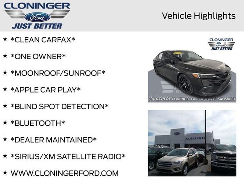 2022 Honda Civic Si 4DR SDN SI MT