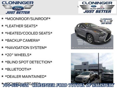 2018 Lexus RX 350 Base