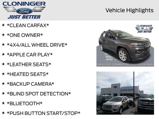 2022 Jeep Compass Latitude Lux