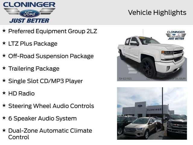 2017 Chevrolet Silverado 1500 LTZ 2LZ