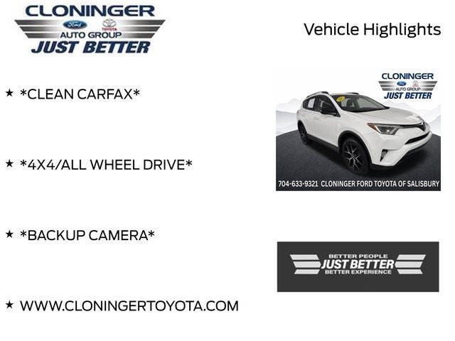 2017 Toyota RAV4 LE