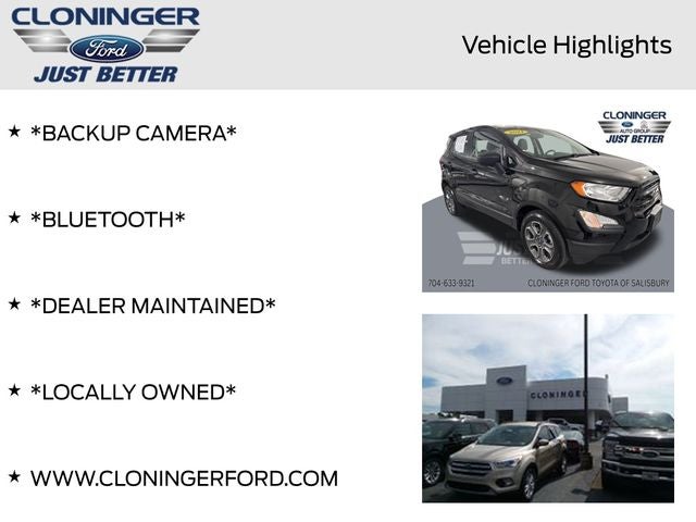 2021 Ford EcoSport S