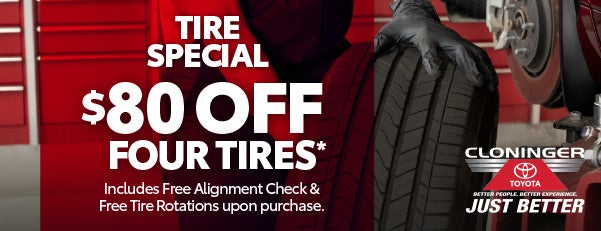 $80 OFF Four Tires*