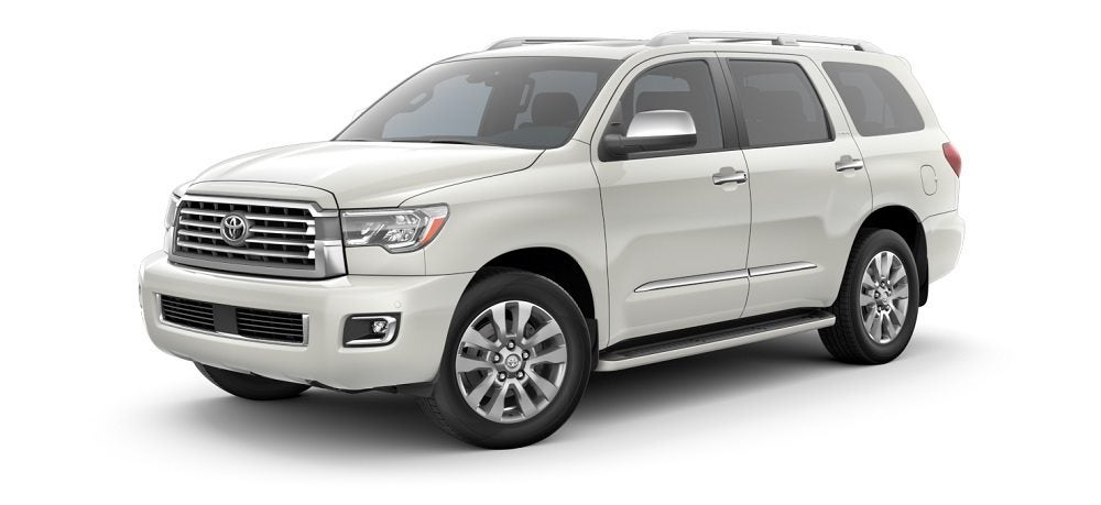 2019 Toyota Sequoia White 