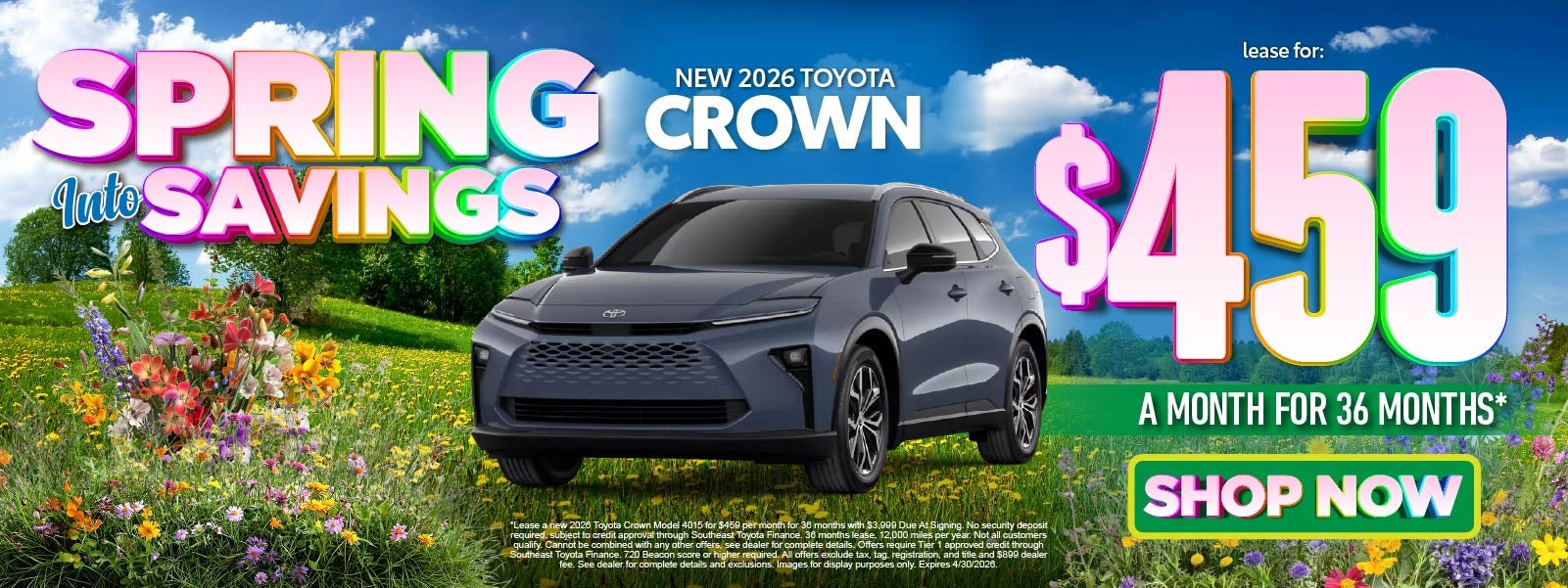 New 2026 Toyota Crown Offer - Shop Now