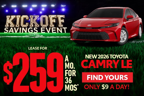 New 2026 Toyota Camry LE